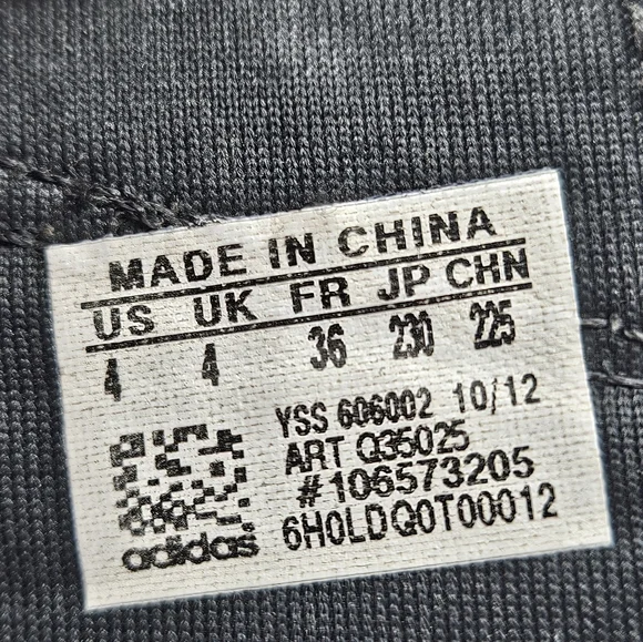 Adidas adissage hot pink and black slipon slide sandals size 4 - Picture 5 of 15